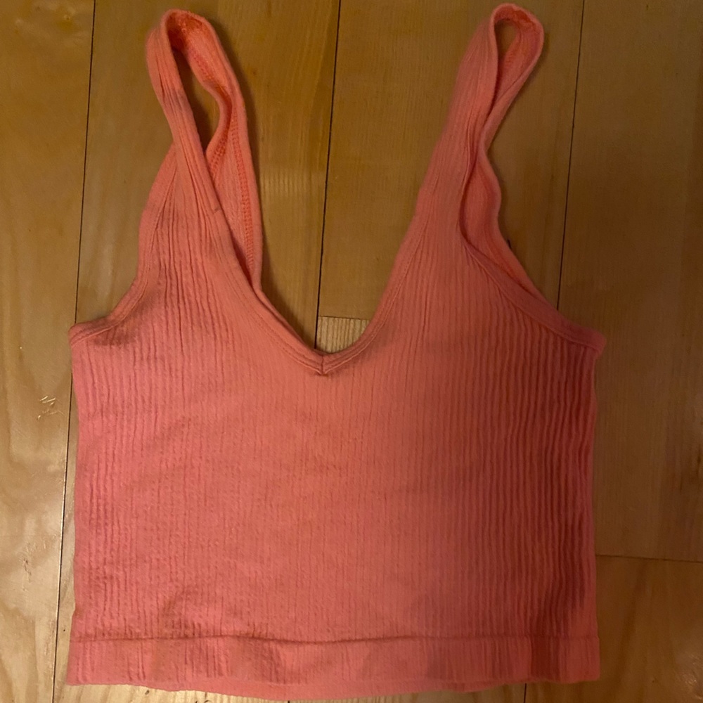 Urban Outfitters Pink cropped tank top